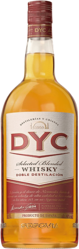 29,95 € Envío gratis | Whisky Blended DYC España Botella Magnum 1,5 L