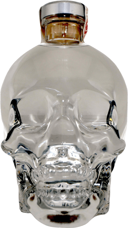 73,95 € Envio grátis | Vodca Brockmans Crystal Head Canadá Garrafa 1 L