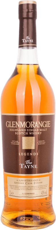 108,95 € Free Shipping | Whisky Single Malt Glenmorangie The Tayne United Kingdom Bottle 1 L