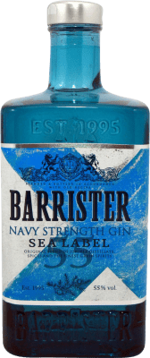 Ginebra Ladoga Barrister Navy Strength Gin 70 cl