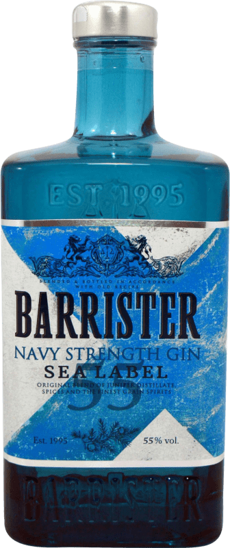 25,95 € 免费送货 | 金酒 Gin Ladoga Barrister Navy Strength — 桶强度 俄罗斯联邦 70 cl