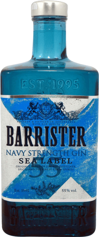 24,95 € Envoi gratuit | Gin Ladoga Barrister Navy Strength Gin Russie Bouteille 70 cl