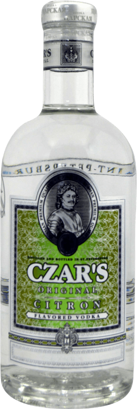 11,95 € Envio grátis | Vodca Ladoga Czar's Original Citron Federação Russa Garrafa 70 cl