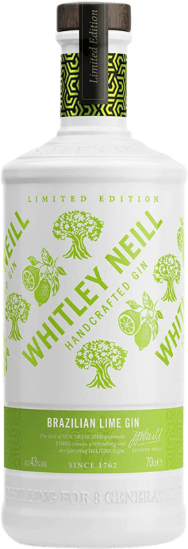 28,95 € Free Shipping | Gin Whitley Neill Lime Brazilian Gin United Kingdom Bottle 70 cl