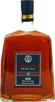 29,95 € Envío gratis | Brandy Pedro Domecq Fundador Triple Madera D.O. Jerez-Xérès-Sherry Andalucía España Botella 70 cl