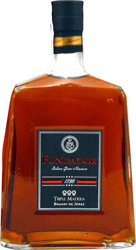 32,95 € 送料無料 | ブランデー Pedro Domecq Fundador Triple Madera D.O. Jerez-Xérès-Sherry アンダルシア スペイン ボトル 70 cl