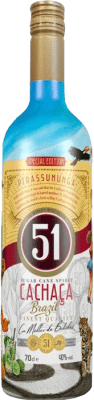 10,95 € Kostenloser Versand | Cachaça Müller 51 Pirassununga Limitierte Edition Brasilien 70 cl