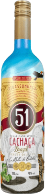 9,95 € Envío gratis | Cachaza Müller Cachaça 51 Edición Especial Pirassununga Brasil Botella 70 cl