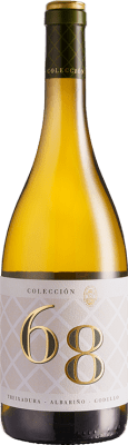 19,95 € Kostenloser Versand | Weißwein Viña Costeira 68 Colección Holzfass D.O. Ribeiro Galizien Spanien Treixadura Flasche 75 cl