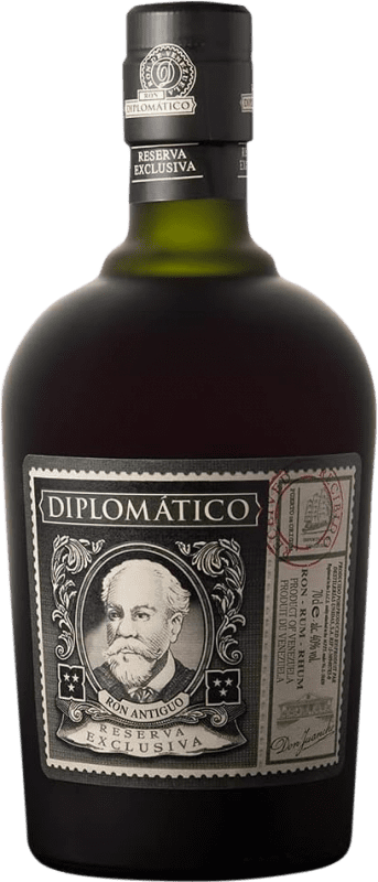 48,95 € Kostenloser Versand | Rum Diplomático Exclusiva Reserve Venezuela 12 Jahre Flasche 70 cl