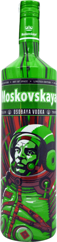 13,95 € Kostenloser Versand | Wodka Moskovskaya Out of Space Limitierte Edition Russland 1 L