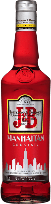 12,95 € 免费送货 | 威士忌混合 J&B Manhattan Cocktail 英国 瓶子 70 cl