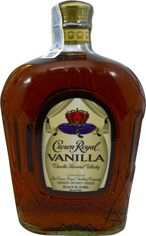 36,95 € Бесплатная доставка | Виски смешанные Crown Royal Canadian Vanilla Канада бутылка 1 L