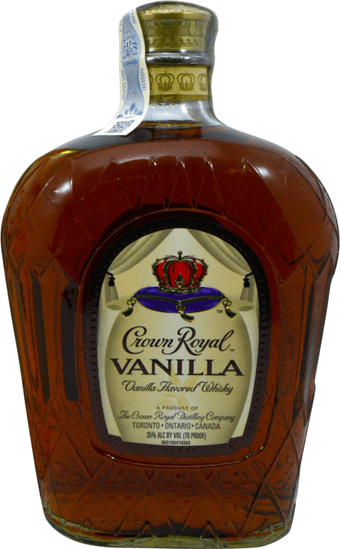 36,95 € Envio grátis | Whisky Blended Crown Royal Canadian Vanilla Canadá Garrafa 1 L