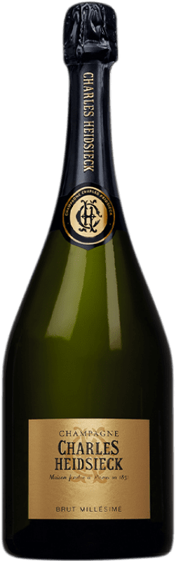 112,95 € Kostenloser Versand | Weißer Sekt Charles Heidsieck Millésimé A.O.C. Champagne Champagner Frankreich Spätburgunder, Chardonnay Flasche 75 cl