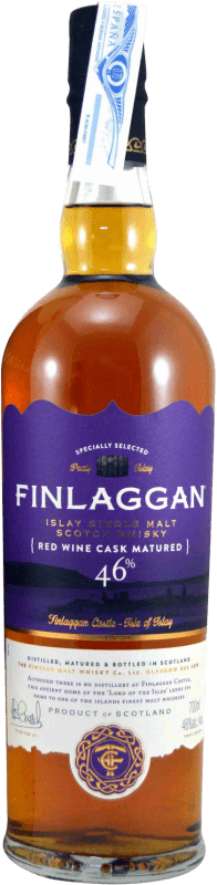 59,95 € Free Shipping | Single Malt Whisky Finlaggan Red Wine Cask Finish United Kingdom Bottle 70 cl
