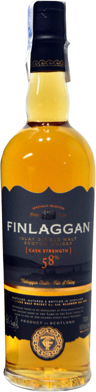 59,95 € Free Shipping | Whisky Single Malt Finlaggan Cask Strength United Kingdom Bottle 70 cl