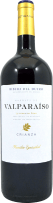 27,95 € Envío gratis | Vino tinto Valparaíso Marqués de Valparaíso Crianza D.O. Ribera del Duero Castilla y León España Tempranillo Botella Magnum 1,5 L