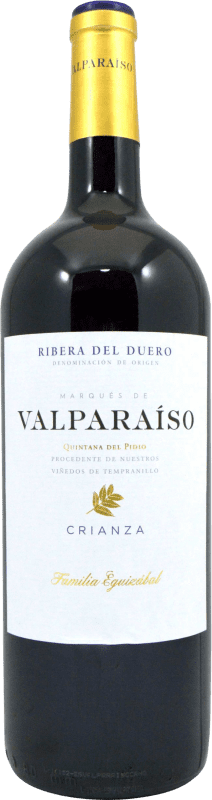 19,95 € Бесплатная доставка | Красное вино Valparaíso Marqués Crianza — Крианса D.O. Ribera del Duero Кастилия-Леон Испания Tempranillo — Темпранильо Бутылка Магнум 1,5 L