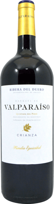 27,95 € Kostenloser Versand | Rotwein Valparaíso Marqués Alterung D.O. Ribera del Duero Kastilien und León Spanien Tempranillo Magnum-Flasche 1,5 L