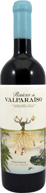 33,95 € Envío gratis | Vino tinto Valparaíso Raíces de Valparaíso D.O. Ribera del Duero Castilla y León España Tempranillo Botella 75 cl