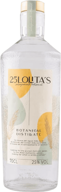 28,95 € Envio grátis | Gin Galician Original Drinks 25 Lolita's Botanical Distillate Espanha Garrafa 70 cl