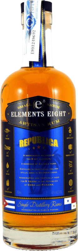 28,95 € Spedizione Gratuita | Rum Elements Eight República Cuba Bottiglia 70 cl