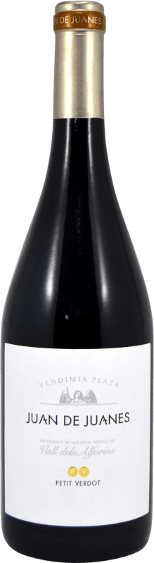 7,95 € 免费送货 | 红酒 La Viña Juan de Juanes D.O. Valencia 巴伦西亚社区 西班牙 Petit Verdot 瓶子 75 cl