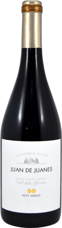 8,95 € Envío gratis | Vino tinto La Viña Juan de Juanes D.O. Valencia Comunidad Valenciana España Petit Verdot Botella 75 cl