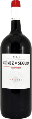 10,95 € 免费送货 | 红酒 Gómez de Segura 岁 D.O.Ca. Rioja 拉里奥哈 西班牙 Tempranillo 瓶子 Magnum 1,5 L