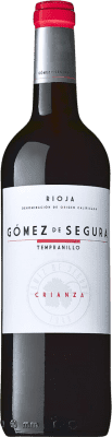 17,95 € Spedizione Gratuita | Vino Rosso Gómez de Segura Crianza — Invecchiato in Botte D.O.Ca. Rioja La Rioja Spagna Tempranillo Bottiglia Magnum 1,5 L
