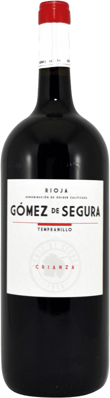 10,95 € 送料無料 | 赤ワイン Gómez de Segura 高齢者 D.O.Ca. Rioja ラ・リオハ スペイン Tempranillo マグナムボトル 1,5 L