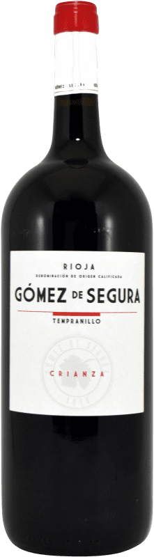 10,95 € 免费送货 | 红酒 Gómez de Segura 岁 D.O.Ca. Rioja 拉里奥哈 西班牙 Tempranillo 瓶子 Magnum 1,5 L