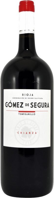 11,95 € Бесплатная доставка | Красное вино Gómez de Segura Crianza — Крианса D.O.Ca. Rioja Ла-Риоха Испания Tempranillo — Темпранильо Бутылка Магнум 1,5 L