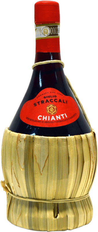 15,95 € 免费送货 | 红酒 Guiulio Straccali D.O.C.G. Chianti 意大利 瓶子 75 cl