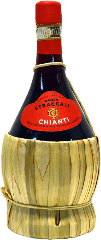 10,95 € Kostenloser Versand | Rotwein Guiulio Straccali D.O.C.G. Chianti Italien Flasche 75 cl