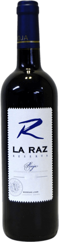 10,95 € Envío gratis | Vino tinto Lixar La Raz Reserva D.O.Ca. Rioja La Rioja España Tempranillo Botella 75 cl