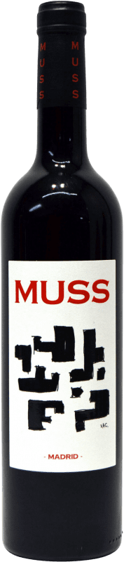 15,95 € Бесплатная доставка | Красное вино Muss D.O. Vinos de Madrid Сообщество Мадрида Испания Tempranillo, Merlot, Syrah, Cabernet Sauvignon бутылка 75 cl