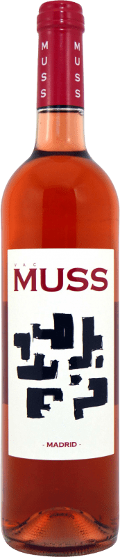 6,95 € Kostenloser Versand | Rosé-Wein Muss Rosado D.O. Vinos de Madrid Gemeinschaft von Madrid Spanien Grenache, Cabernet Sauvignon Flasche 75 cl