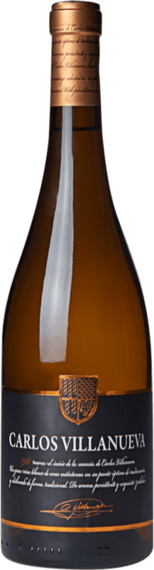 7,95 € Бесплатная доставка | Белое вино Villanueva Senra D.O. Ribeiro Галисия Испания Godello — Годельо, Treixadura — Трейшадура, Albariño — Альбариньо Бутылка 75 cl
