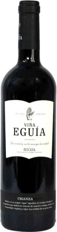 7,95 € Free Shipping | Red wine Viña Eguía Aged D.O.Ca. Rioja The Rioja Spain Tempranillo Bottle 75 cl