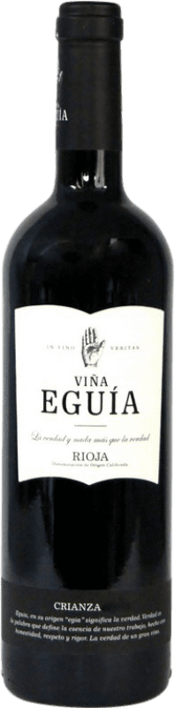 7,95 € 免费送货 | 红酒 Viña Eguía 岁 D.O.Ca. Rioja 拉里奥哈 西班牙 Tempranillo 瓶子 75 cl