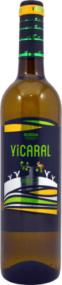 6,95 € Бесплатная доставка | Белое вино Vicaral D.O. Rueda Кастилия-Леон Испания Verdejo бутылка 75 cl