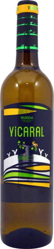 4,95 € Free Shipping | White Wine Vicaral D.O. Rueda Castilla y León Spain Verdejo 75 cl