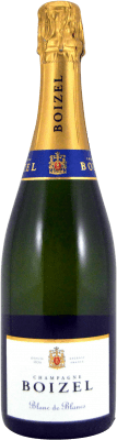 29,95 € Kostenloser Versand | Weißer Sekt Boizel Blanc de Blancs A.O.C. Champagne Champagner Frankreich Chardonnay Flasche 75 cl