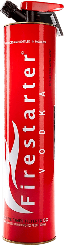 34,95 € Free Shipping | Vodka Colusvin Firestarter Moldova, Republic 70 cl