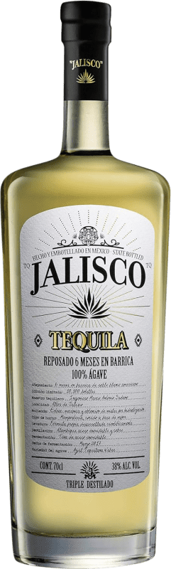 44,95 € Envío gratis | Tequila Jalisco Reposado Triple Destilado México Botella 70 cl