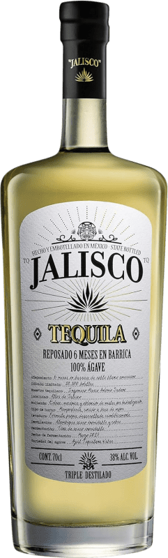 61,95 € Envoi gratuit | Tequila Jalisco Reposado Triple Destilado Mexique Bouteille 70 cl