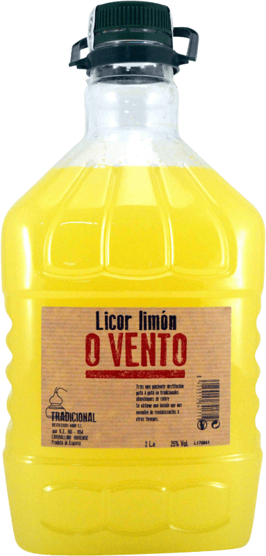 35,95 € 免费送货 | 利口酒 Miño Limón o Vento 西班牙 玻璃瓶 3 L