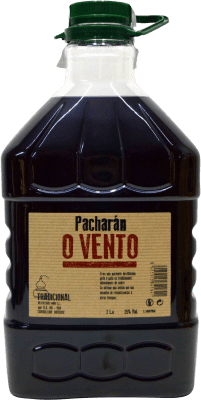 33,95 € Envío gratis | Pacharán Miño O Vento España Garrafa 3 L